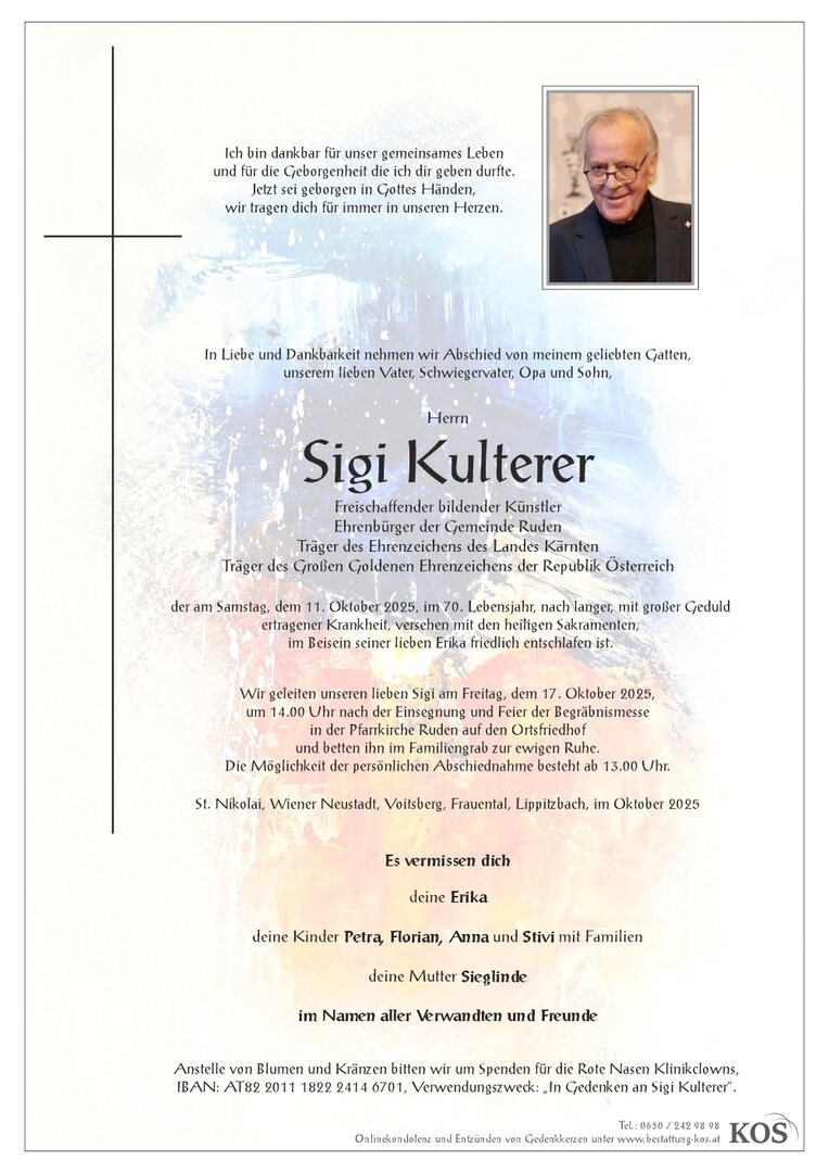 Partezettel Sigi Kulterer